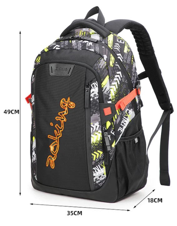 תיק גב איכותי לבית הספר AOKING דגם School Backpack