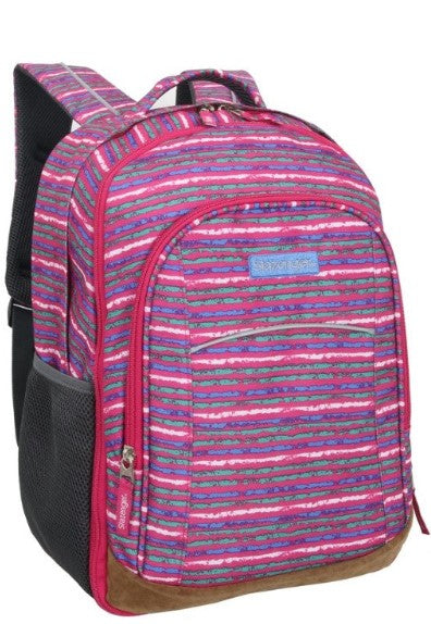 תיק גב מודפס איכותי ומתרחב לבית הספר במגוון צבעים SLAZENGER דגם School Backpack