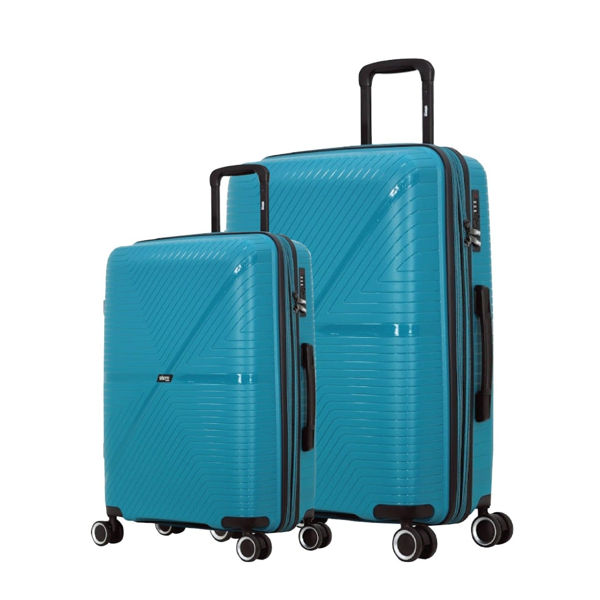 סט 2 מזוודות 20+28 מחומר בלתי שביר PP דגם LYNX מבית GIPRO