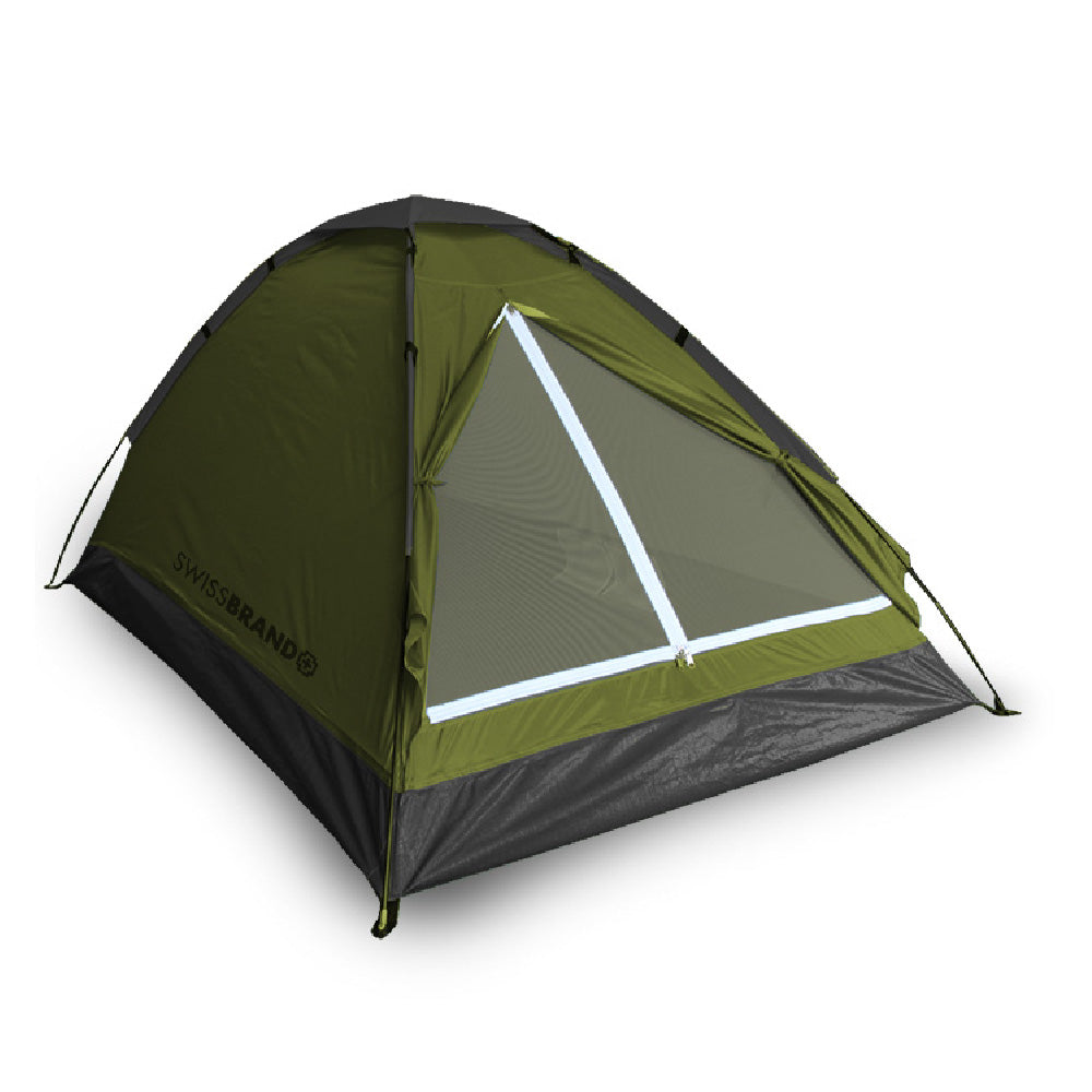 אוהל קמפינג 2 אנשים - 2 עונות מבית SWISSBRAND דגם Camping Tent