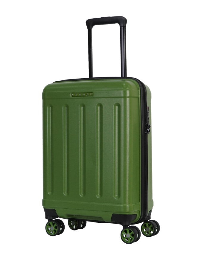 מזוודה קשיחה קטנה עלייה למטוס 19" בלתי שבירה עם פטנט הגלגל המתפרק מבית היוקרה VERAGE דגם GENOVA המפואר