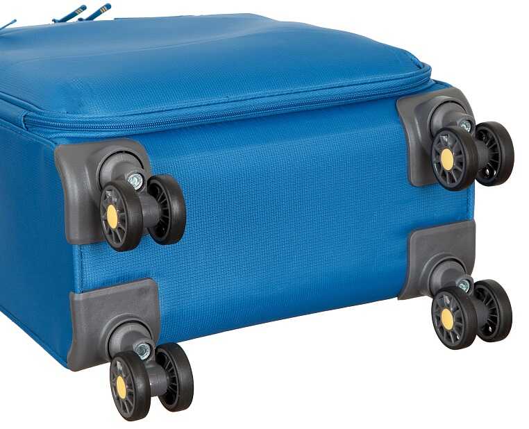 מזוודה טרולי עליה למטוס בד 18.5" אולטרה-לייט קלה במיוחד רק 1.6 ק"ג דגם BRISTOL מבית היוקרה Verage אנגליה