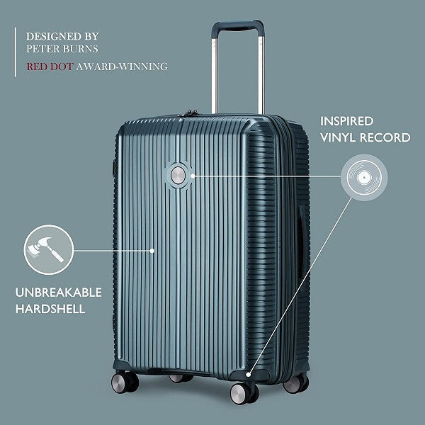 מזוודת פרימיום גדולה 28" קשיחה מהסדרה עטורת הפרסים מבית VERAGE דגם ROME