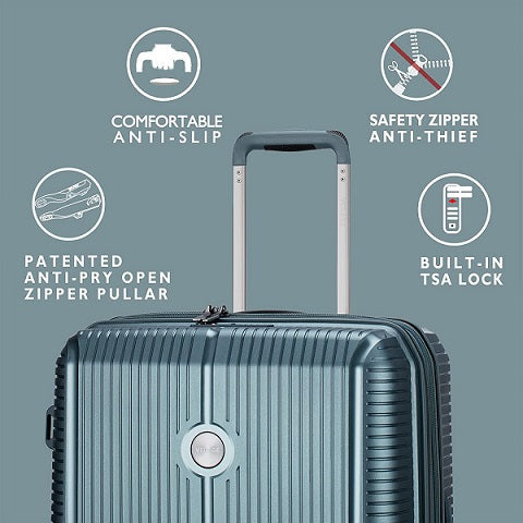 סט שלישיית מזוודות פרימיום קשיחות מהסדרה עטורת הפרסים מבית VERAGE דגם ROME