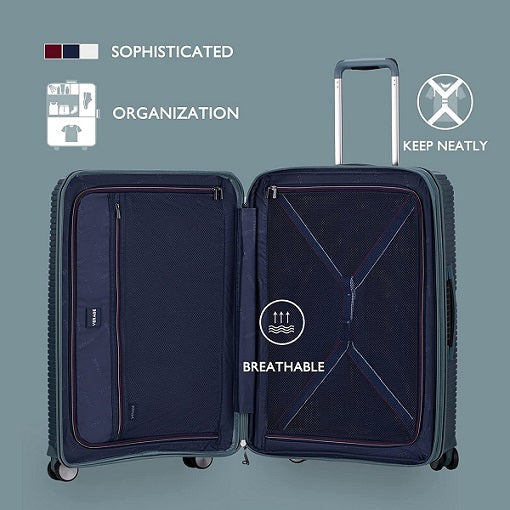 מזוודת פרימיום גדולה 28" קשיחה מהסדרה עטורת הפרסים מבית VERAGE דגם ROME