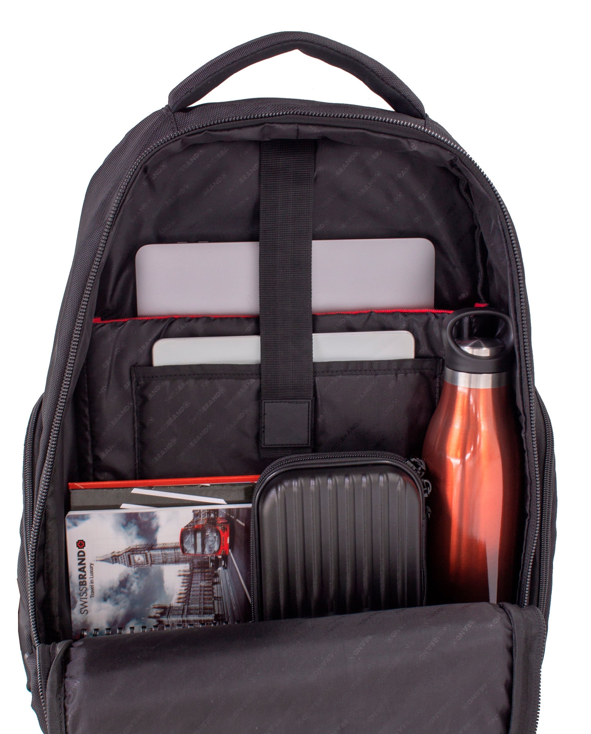 תיק גב לנייד 15.6" מבית המותג השוויצרי SwissBrand דגם Wembley