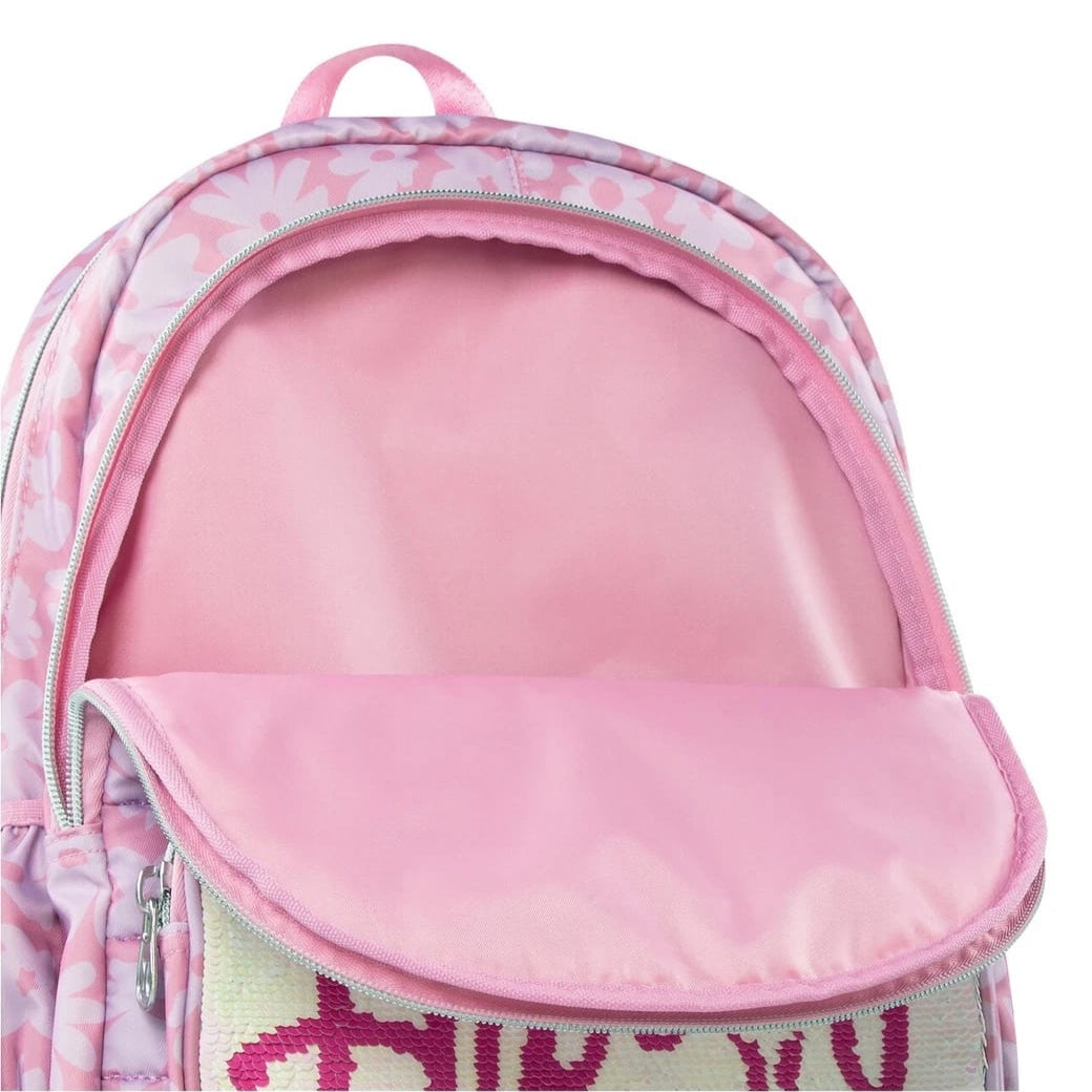 תיק בית ספר אופנתי HURLY עם פייטים תא פנימי
