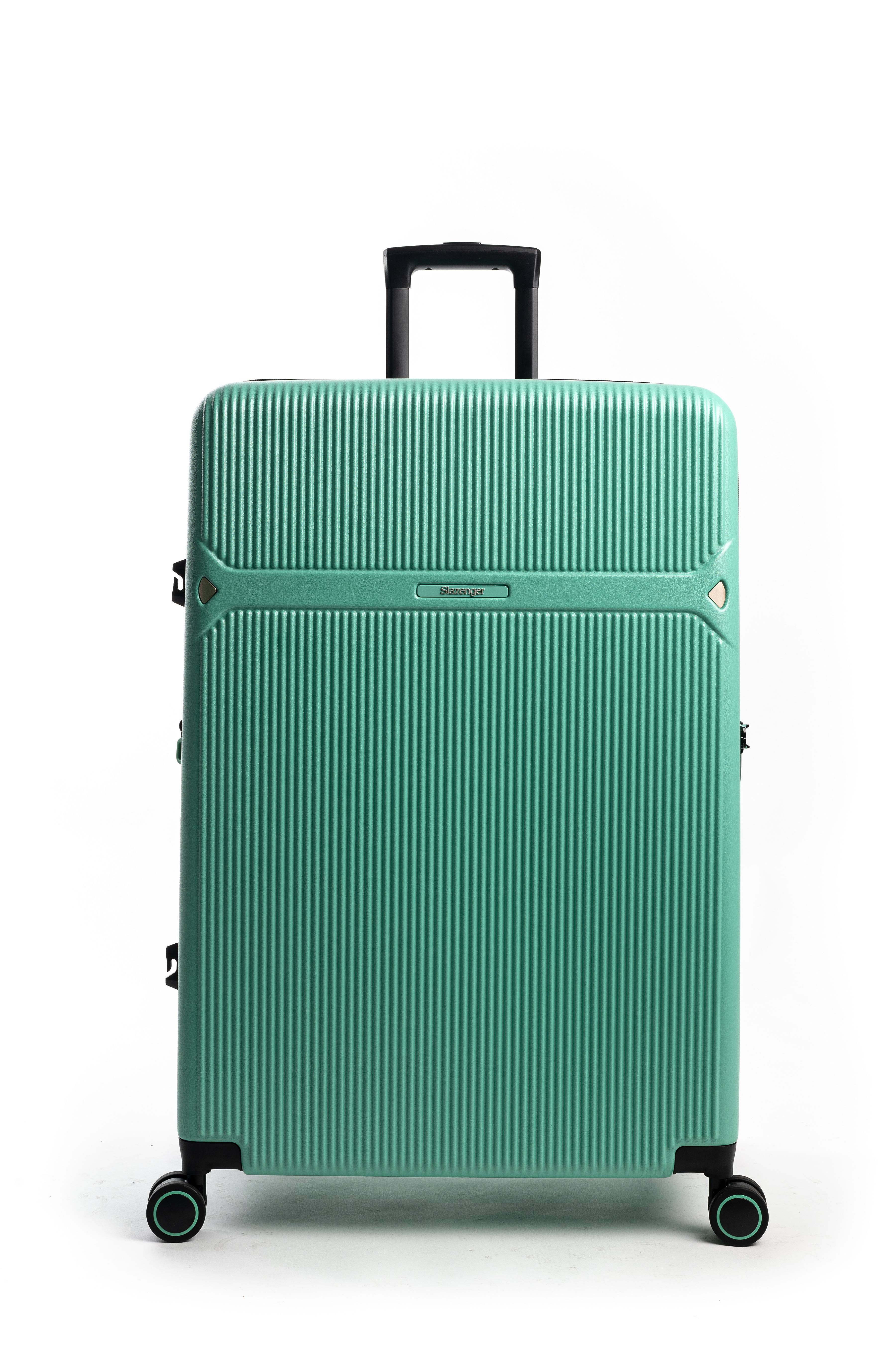 מזוודה בינונית קשיחה 24" פרימיום מבית היוקרה SLAZENGER מנטה