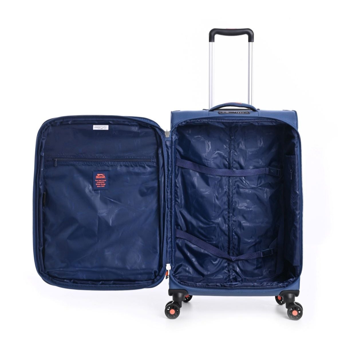 סט מזוודות בד קלות פתוח