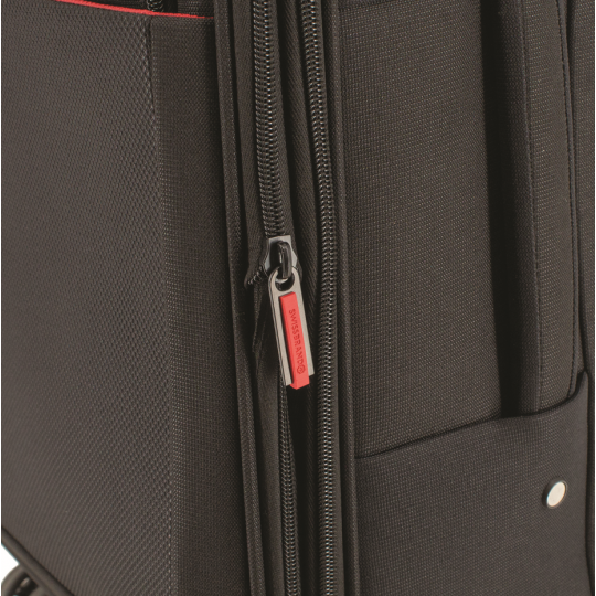 ✮מותג שוויצרי מקורי✮ מזוודה בינונית 24" בד חזק במיוחד מבית המותג השוויצרי SwissBrand דגם Fairview