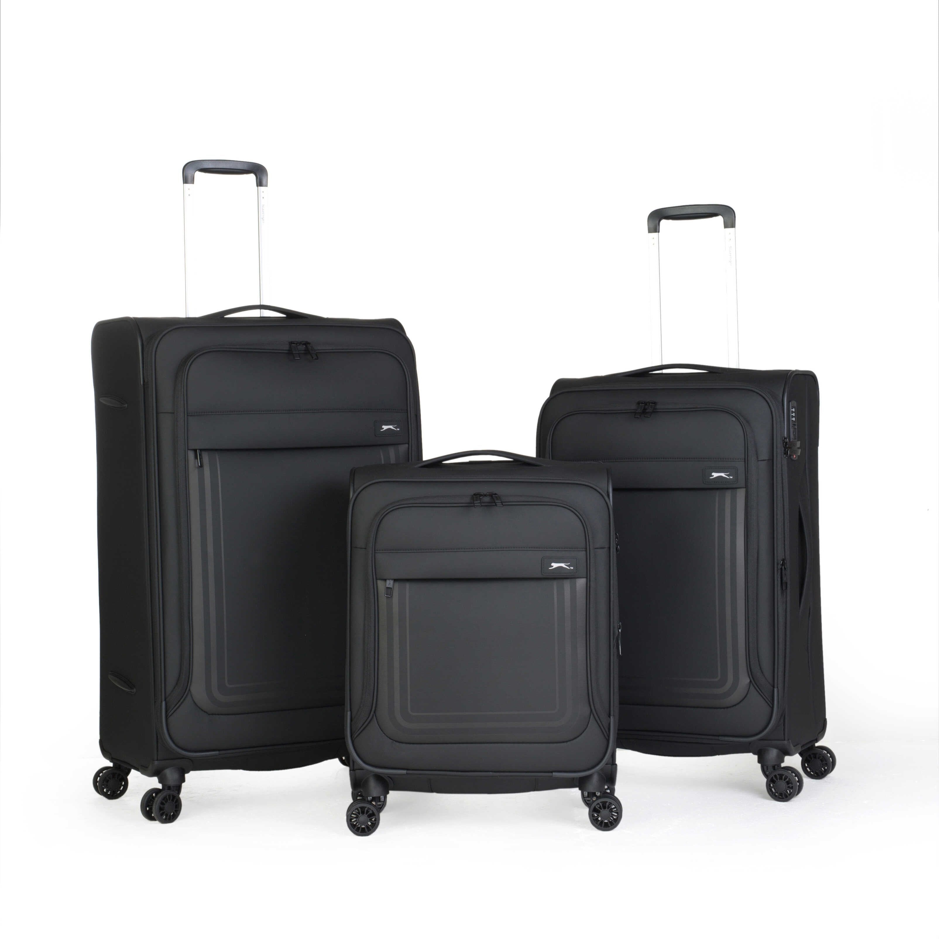 סט מזוודות בד שחורות פרימיום דגם 2024 icon מבית המותג האנגלי SLAZENGER