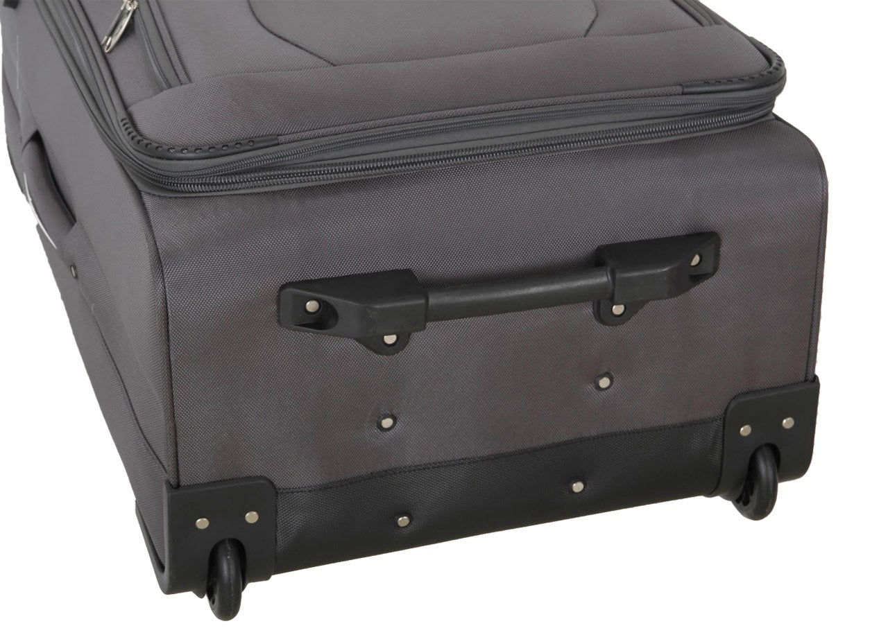 מזוודת טרולי עליה למטוס מבד 2 גלגלים 20" קטנה דגם LINCOLN מבית היוקרה Slazenger