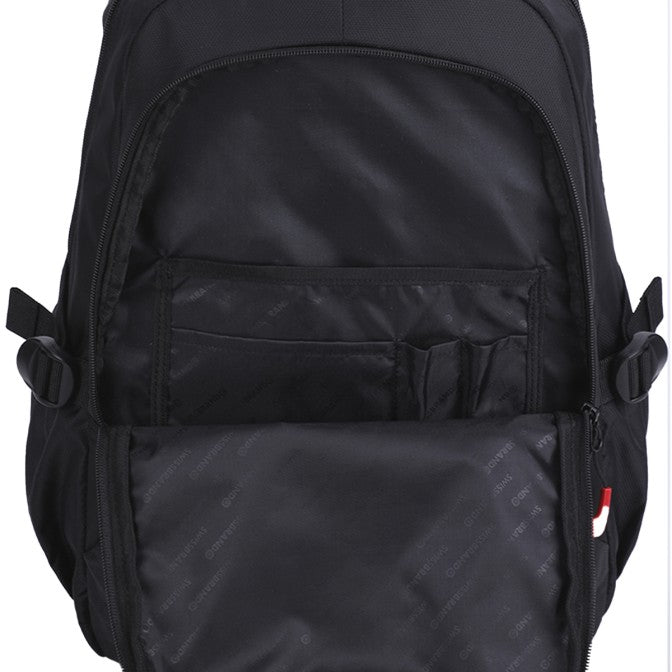 תיק גב למחשב נייד 15.6" מבית המותג השוויצרי SwissBrand דגם BURFORD - מבט מבפנים