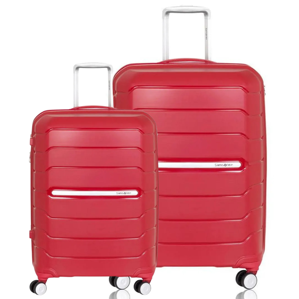 זוג מזוודת קשיחות בלתי שבירות דגם octolite spinner מבית המותג samsonite