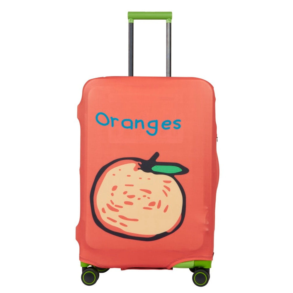 כיסוי מזוודה אלסטי SMALL מבית VERAGE לזיהוי והגנה משריטות למזוודות טרולי עליה למטוס