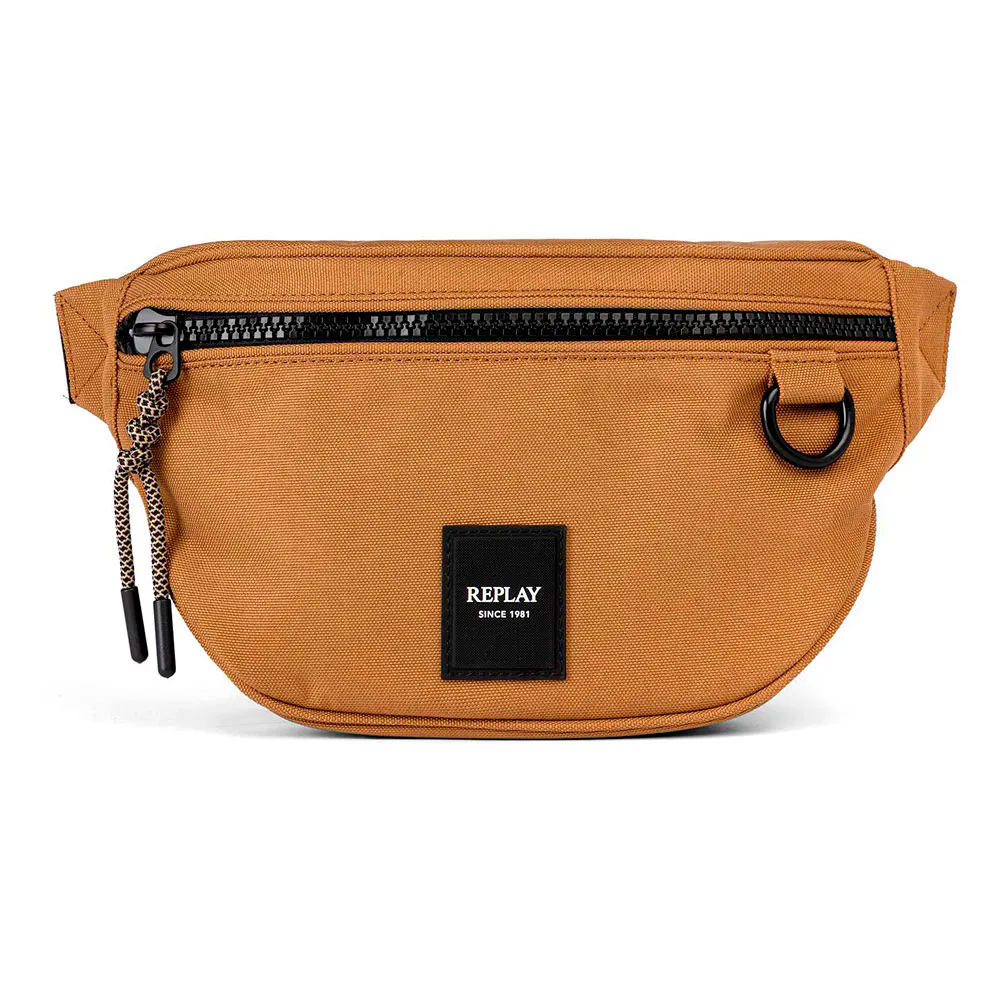 פאוץ' תיק קרוסבודי שחור לגבר במראה קלאסי דגם Waistbag מבית המותג העולמי REPLAY
