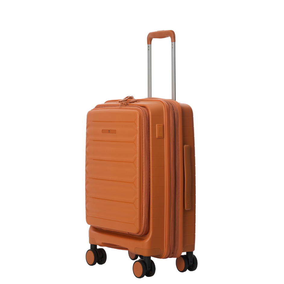 מזוודה טרולי עליה למטוס קשיחה ״20 בלתי שבירה עם פתיחה כפולה דגם Tenby Monti מבית היוקרה האנגלי VERAGE