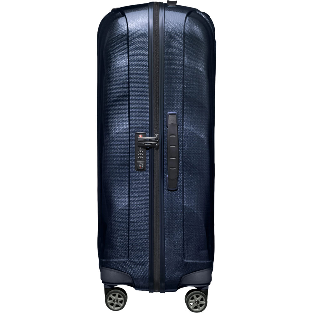 סט מזוודות קשיחות הקלות בעולם דגם C-LITE  Spinner ״28 +״20 מבית המותג העולמי samsonite מראה מהצד