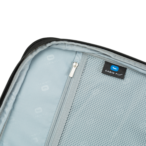 זוג מזוודות בד גדולה וטרולי עליה למטוס ״28 + ״20 מתרחבות אולטרא לייט מבית המותג ®CABIN FLY דגם SkyLite