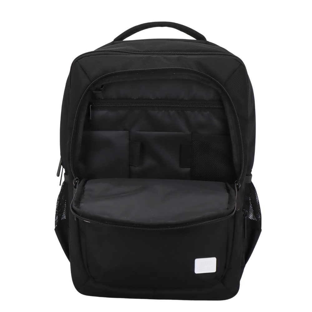 תיק גב מתרחב וקלמר דו תאי Urban Check מבית Air Bear