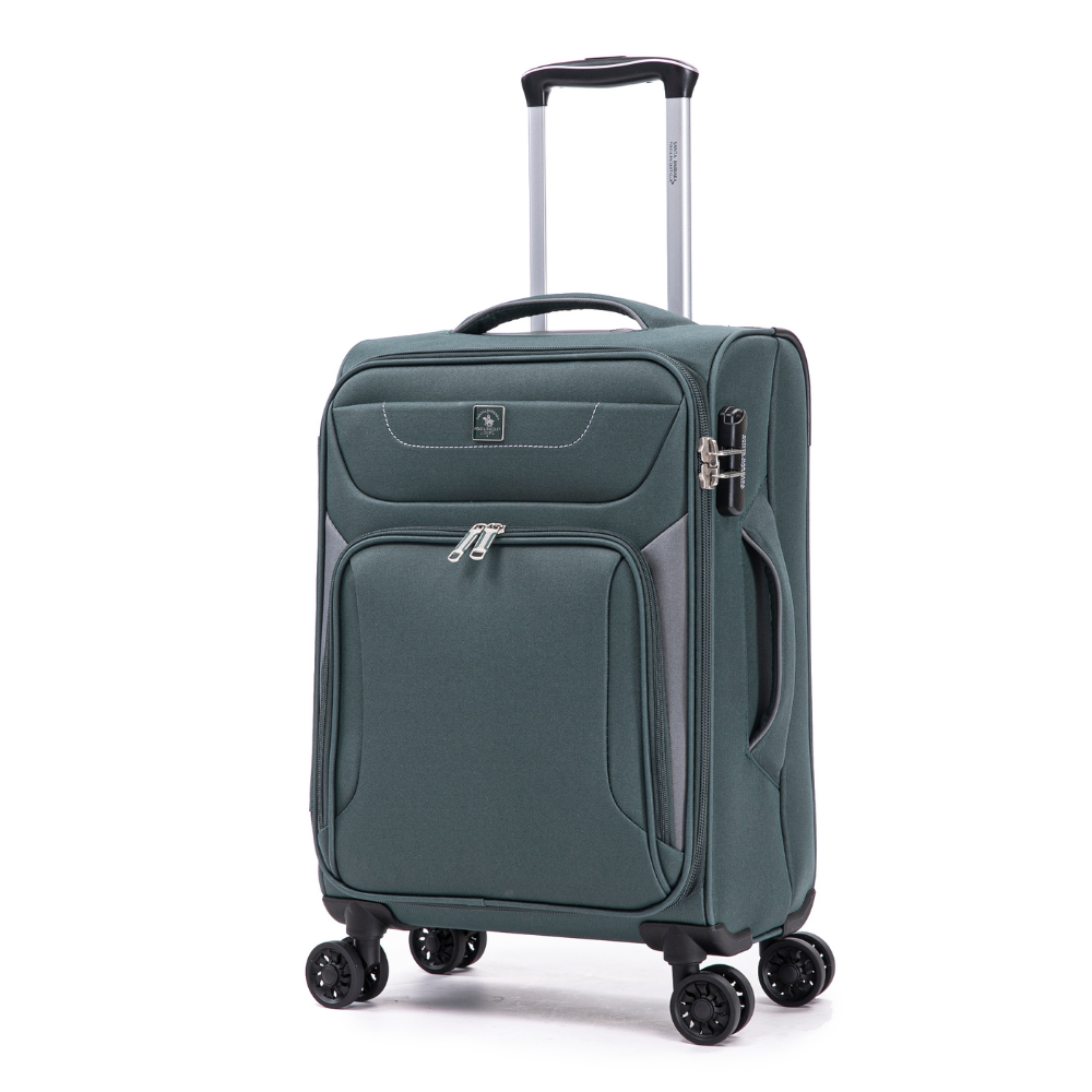 מזוודה בד קטנה עליה למטוס 19" רכה וקלה מבית POLO CLUB דגם Florida