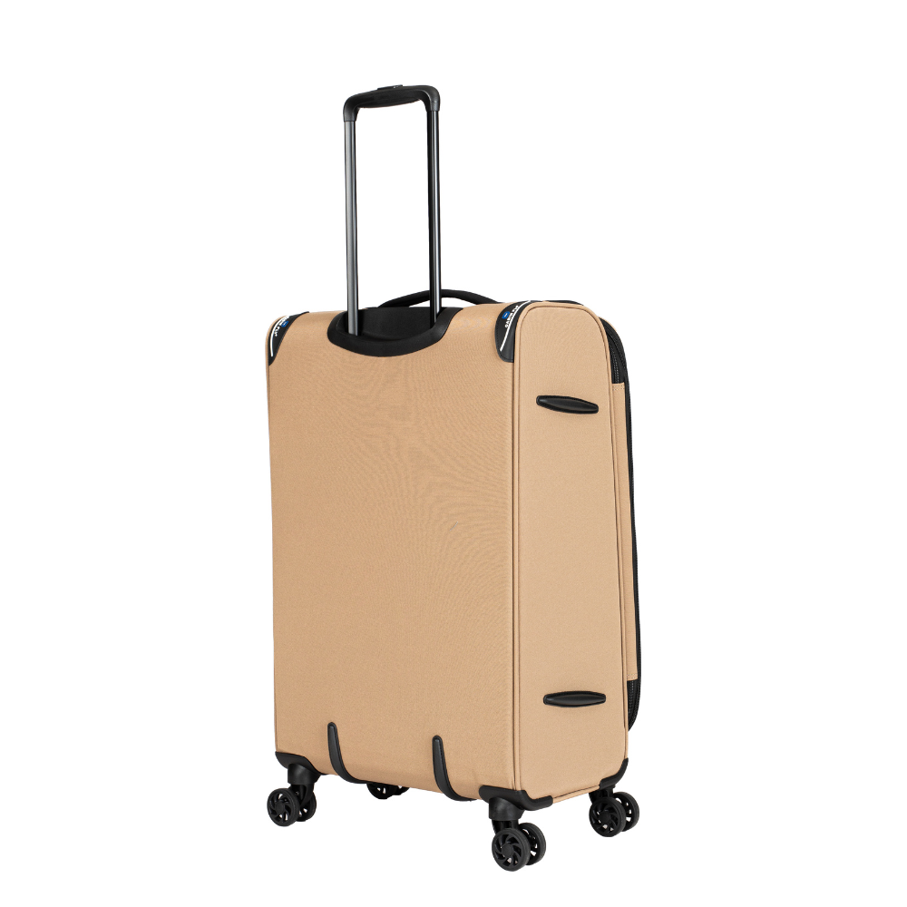 מזוודה בינונית בד מתרחבת אולטרא לייט ״24 מבית המותג ®CABIN FLY דגם SkyLite גב המזוודה 