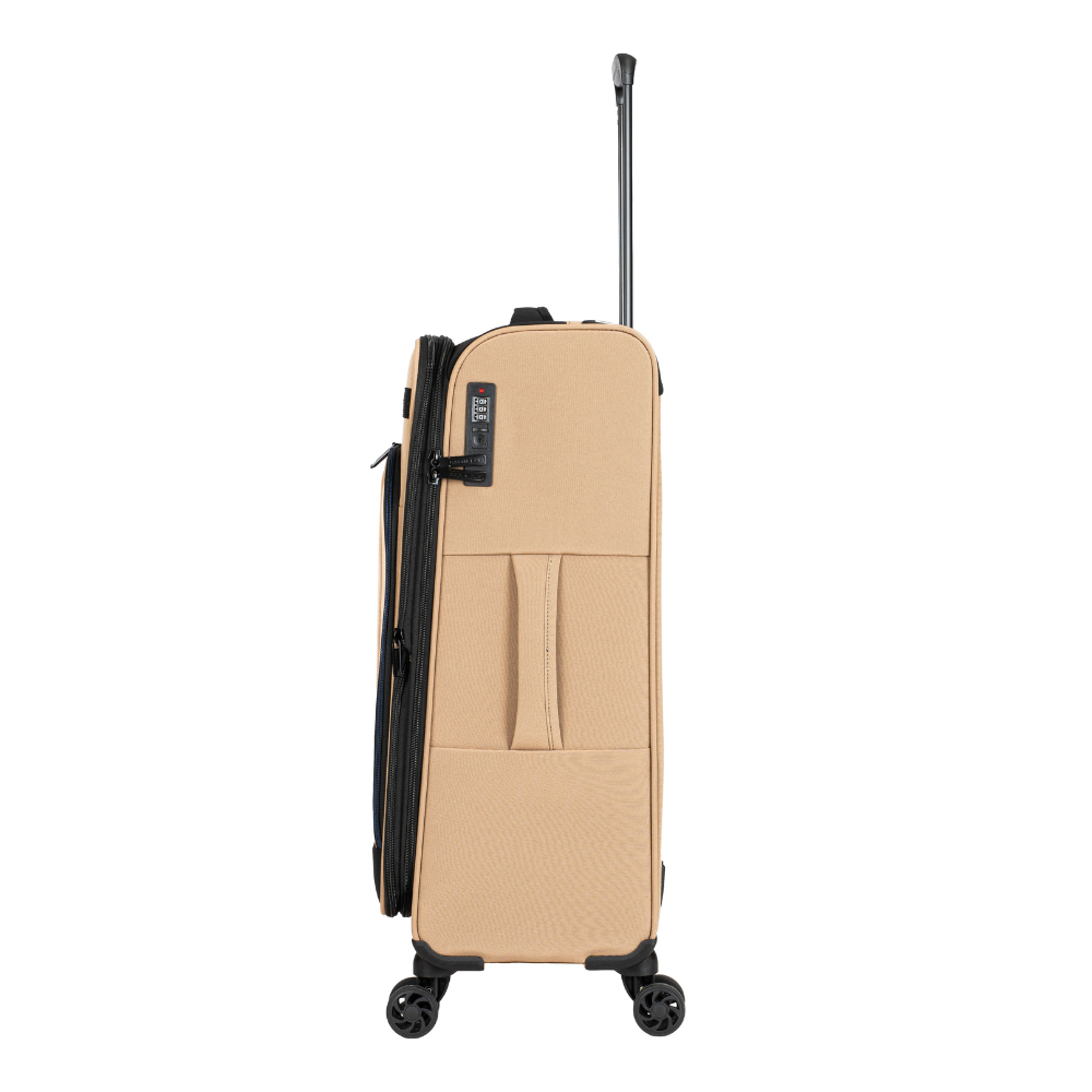 מזוודה בינונית בד מתרחבת אולטרא לייט ״24 מבית המותג ®CABIN FLY דגם SkyLite מנעול tsa מובנה 