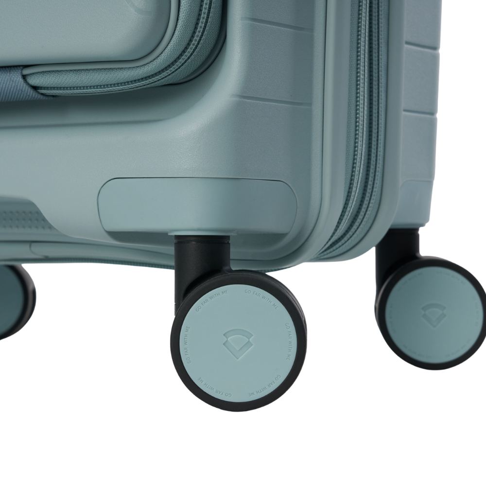 מזוודה טרולי עליה למטוס קשיחה ״20 בלתי שבירה עם פתיחה כפולה דגם Tenby Monti מבית היוקרה האנגלי VERAGE