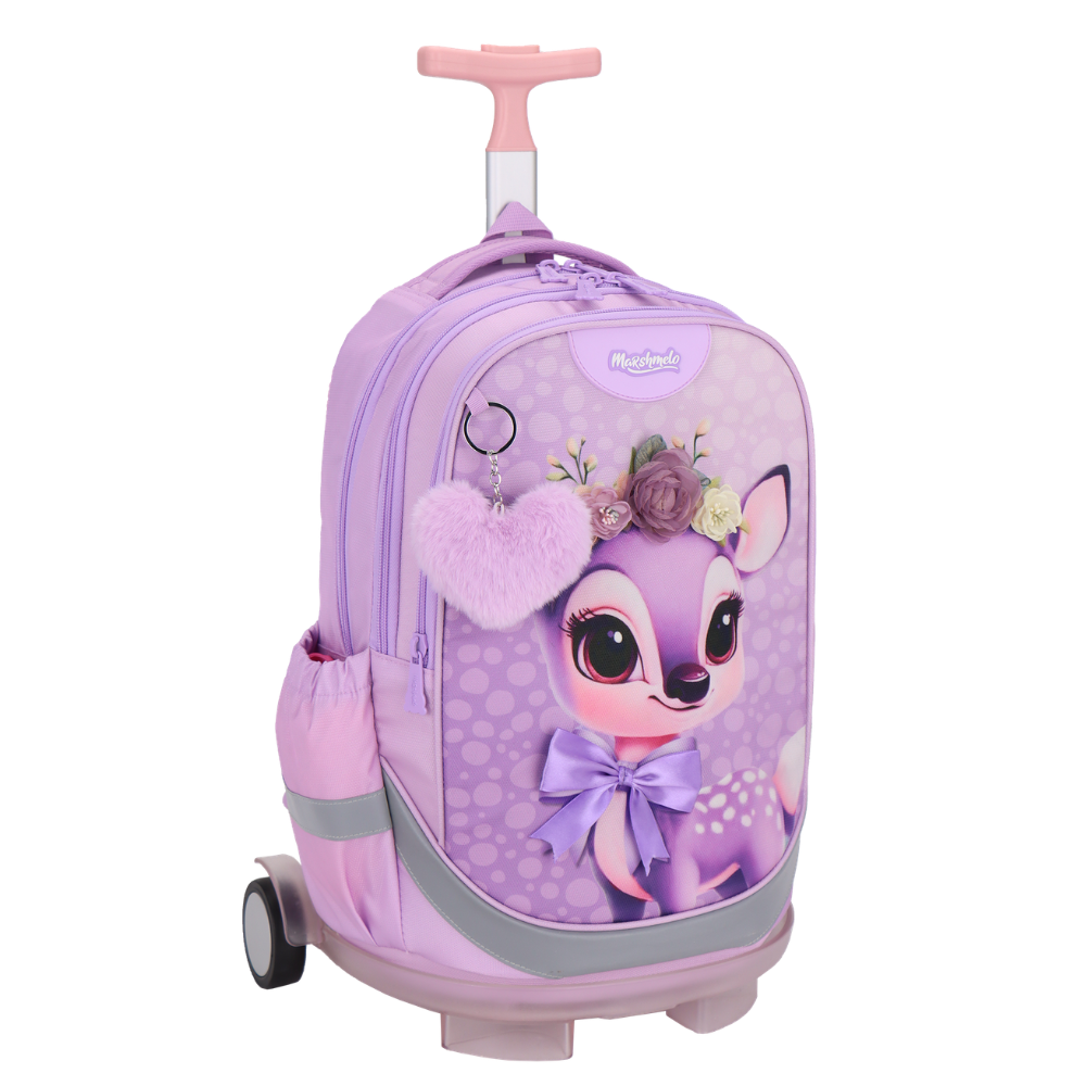 מארז תיק אורתופדי לכיתה א' 9 ב 1 כולל עגלה Dramland Deluxe מבית Marshmelo
