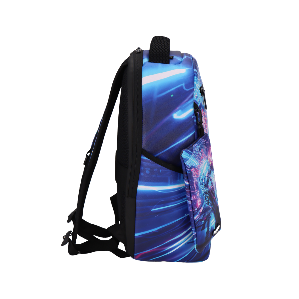 תיק מרופד + קלמר דגם רובוט גיימר מסדרת Hype City מבית Marshmelo