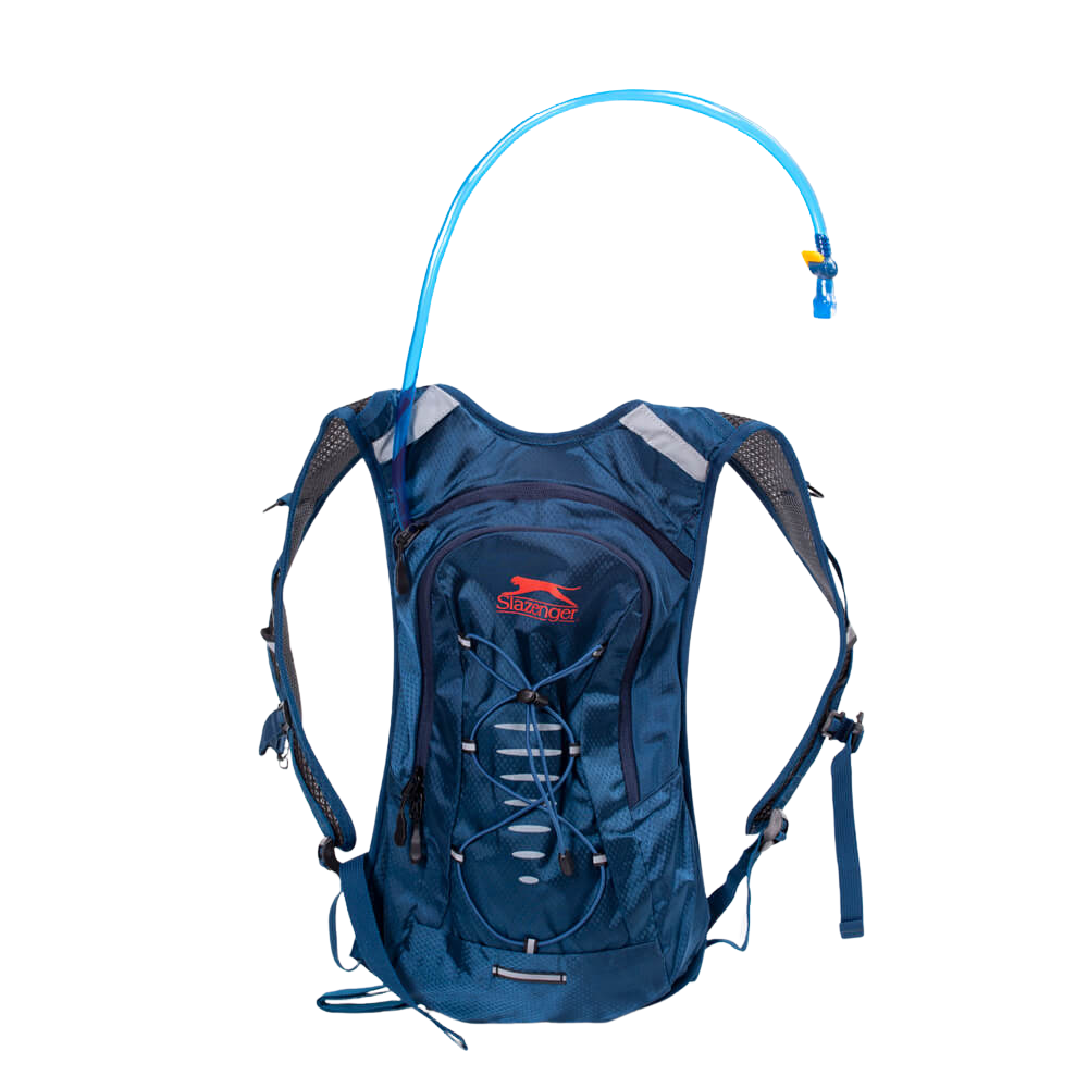תיק טיולים ורכיבה כולל שלוקר 2 ליטר מבית SLAZENGER דגם Hydration Backpack 2L