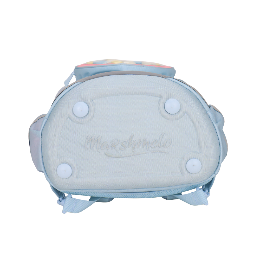 סט 9 ב 1 תיק בית ספר כולל עגלת טרולי דגם לב שקוף Dramland Deluxe מבית Marshmelo