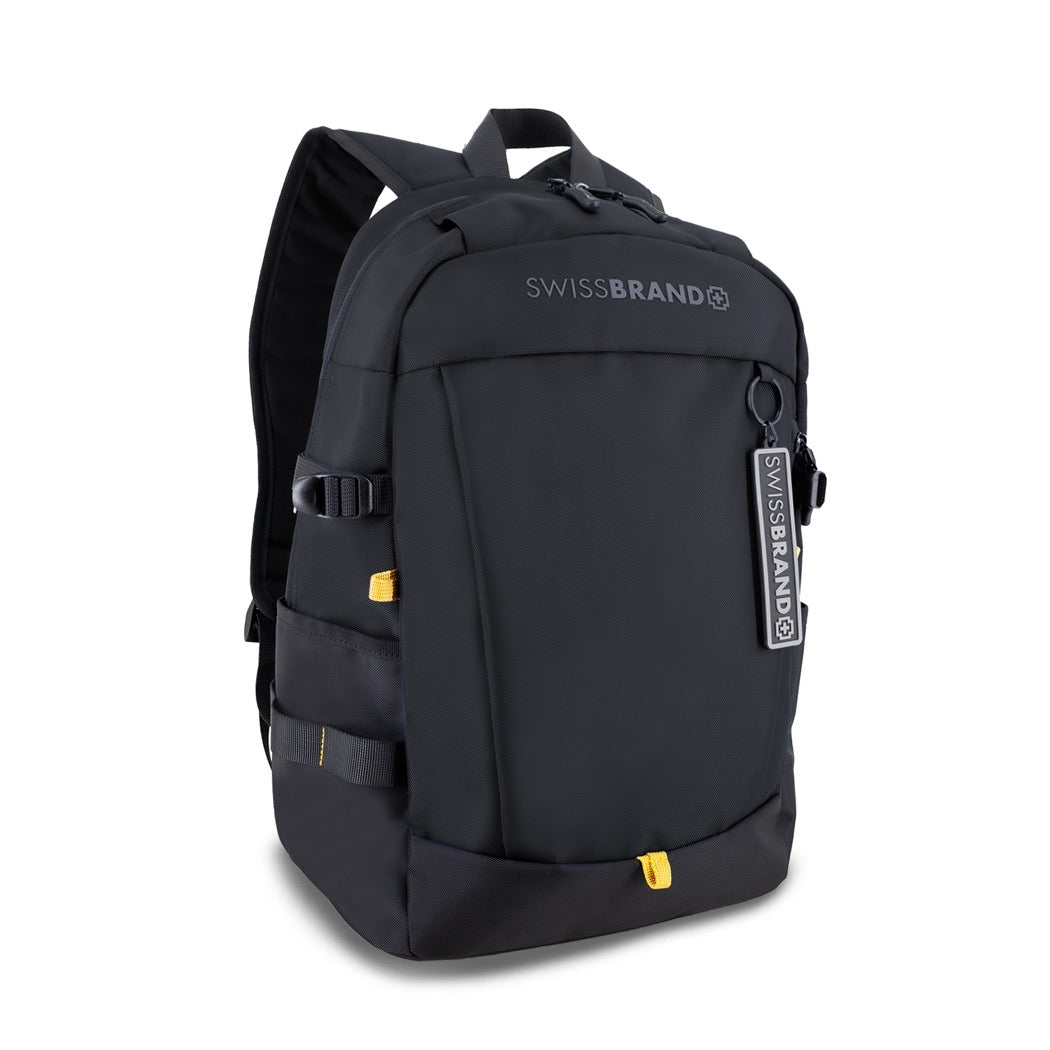 תיק גב עליה למטוס מעוצב עם תא ללפטופ עד ״15.6 מבית המותג השוויצרי Swissbrand דגם Luant