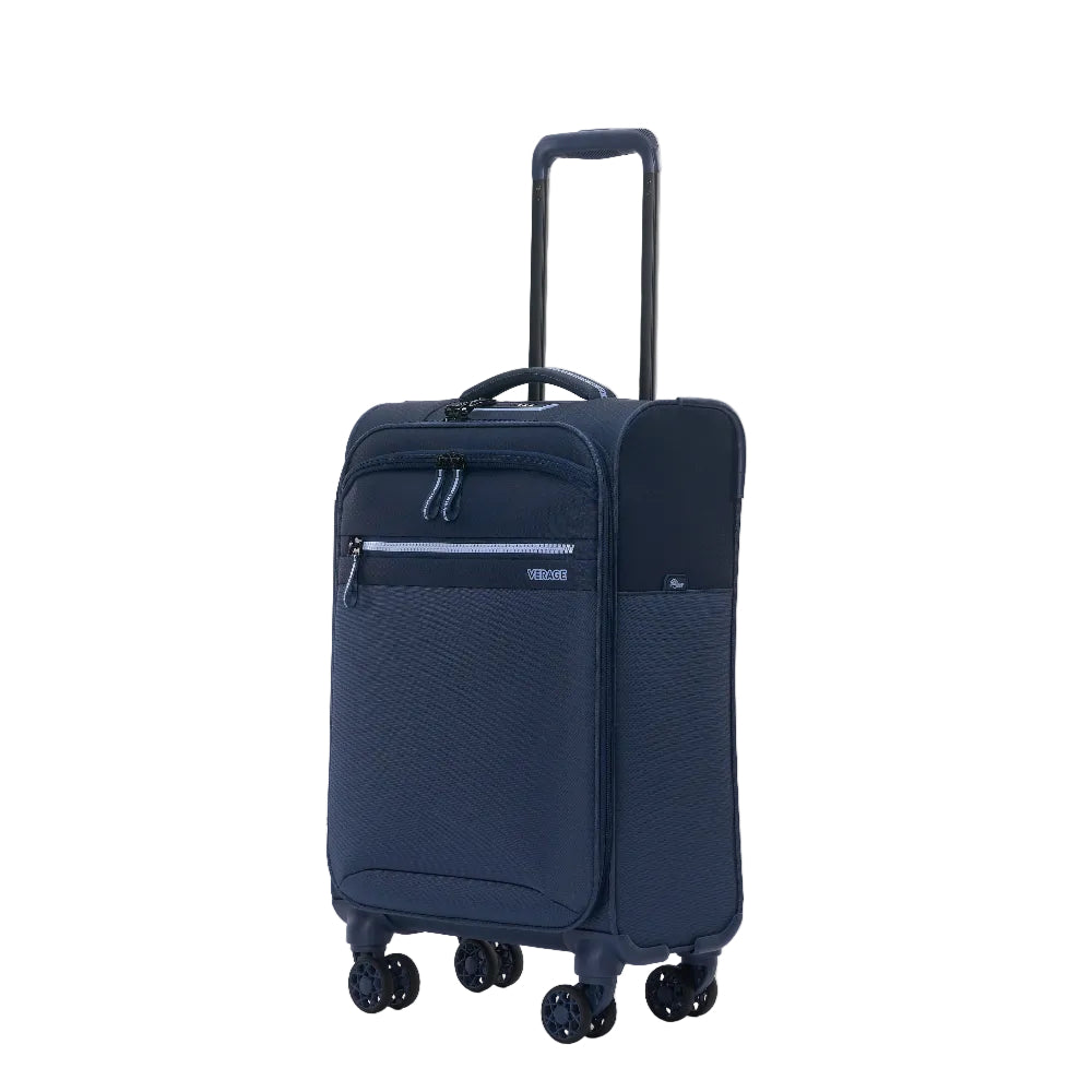 מזוודת טרולי עליה למטוס בד ״18.5 אולטרא לייט פרימיום דגם windermere מבית מותג היוקרה Verage אנגליה