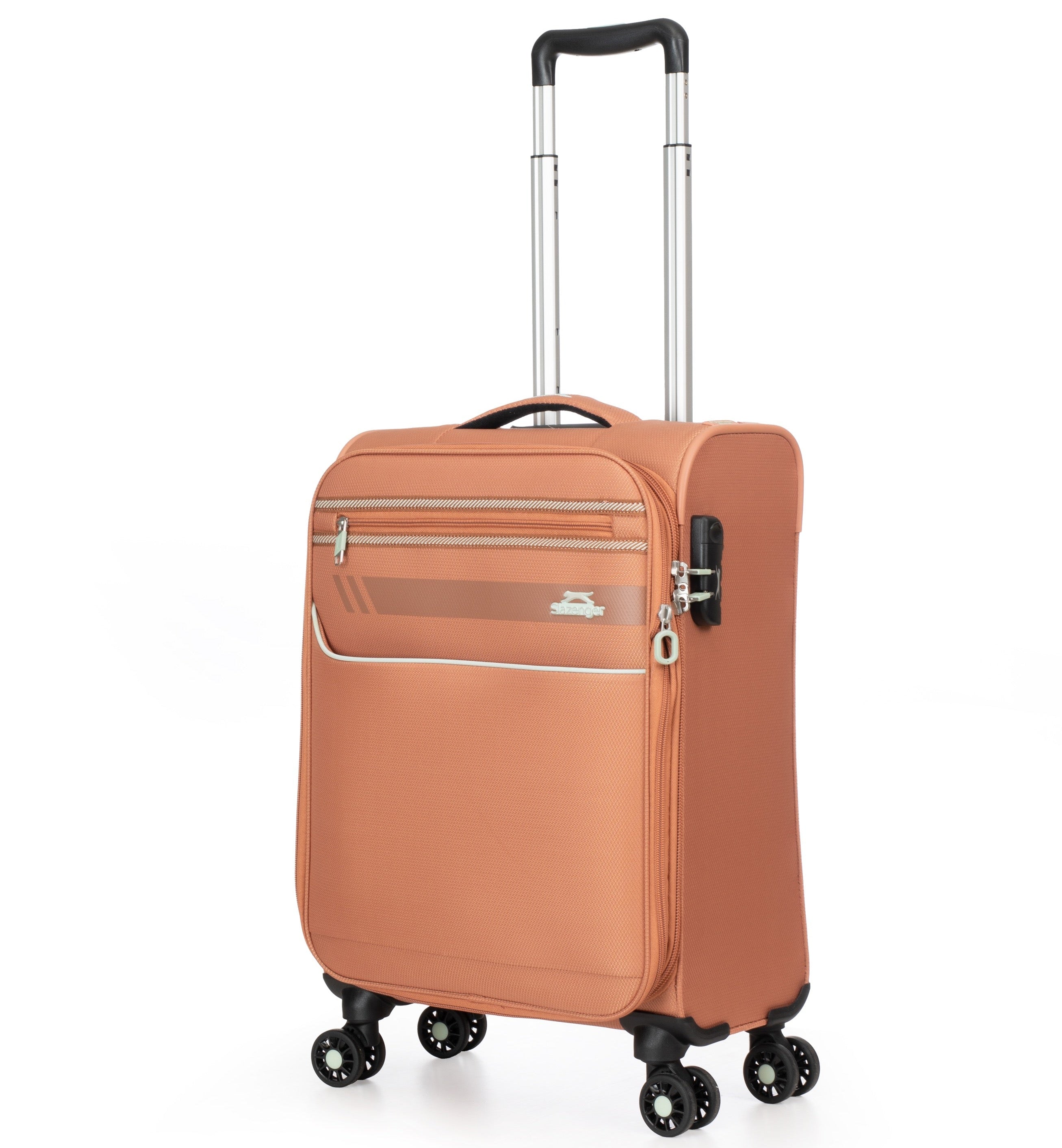 מזוודת עליה למטוס טרולי "19 בד פרמיום קלה ומתרחבת דגם B-lite II מבית חברת היוקרה Slazenger