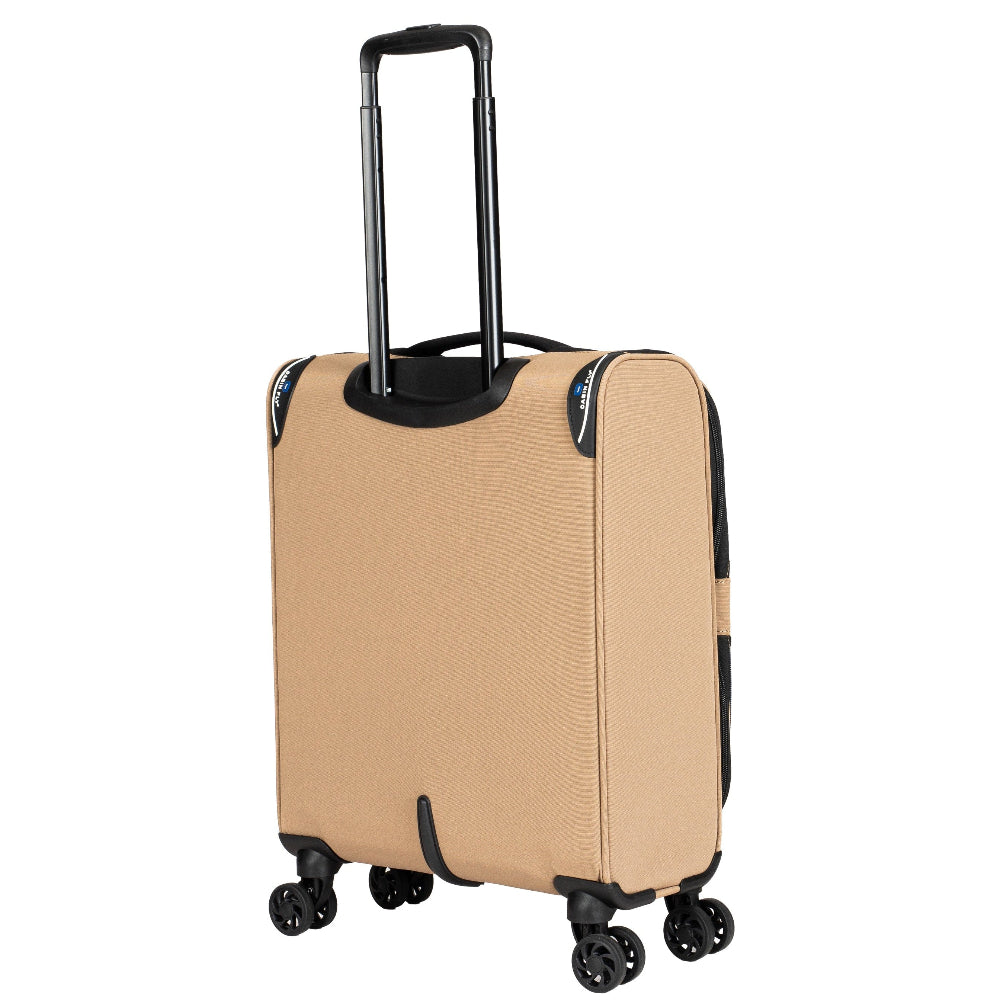 זוג מזוודות בד גדולה וטרולי עליה למטוס ״28 + ״20 מתרחבות אולטרא לייט מבית המותג ®CABIN FLY דגם SkyLite