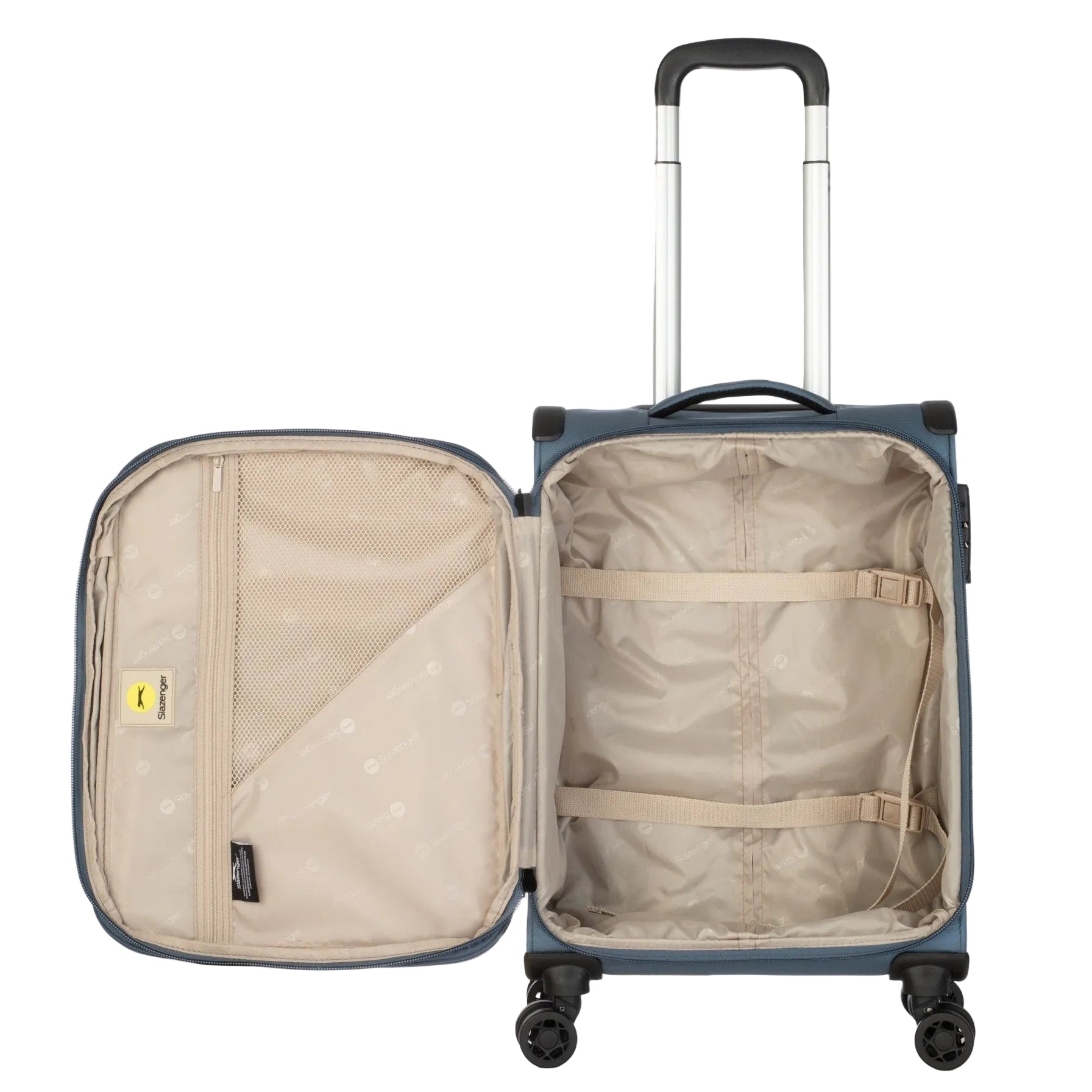 סט מזוודות בד פרמיום בגודל ענק 19"+25"+31" ,  של המותג SLAZENGER דגם New York II XL