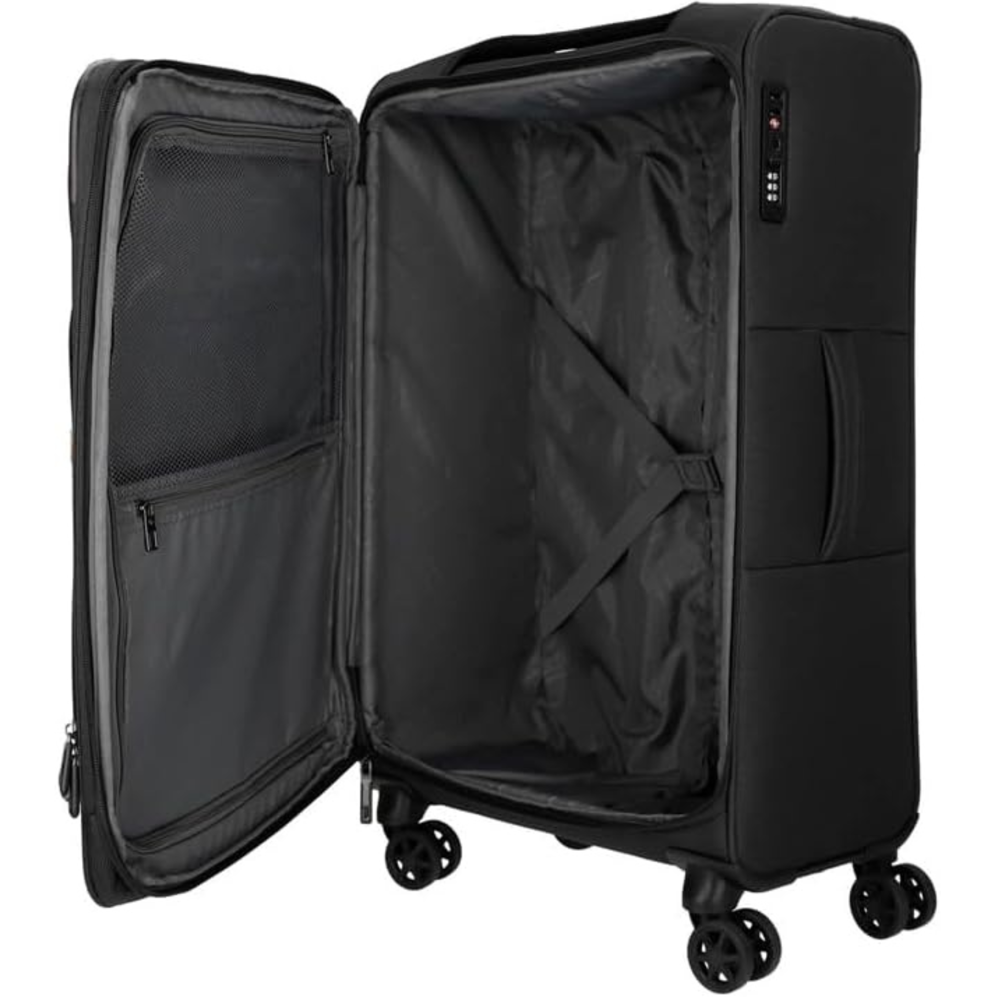 מזוודה גדולה בד ״30 מבית סמסונייט Samsonite דגם Airshock Spinner 81 Tsa Exp
