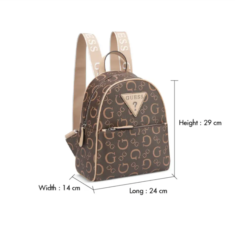 תיק גב אופנתי לנשים דגם HENNY BACKPACK מבית מותג האופנה העולמי GUESS