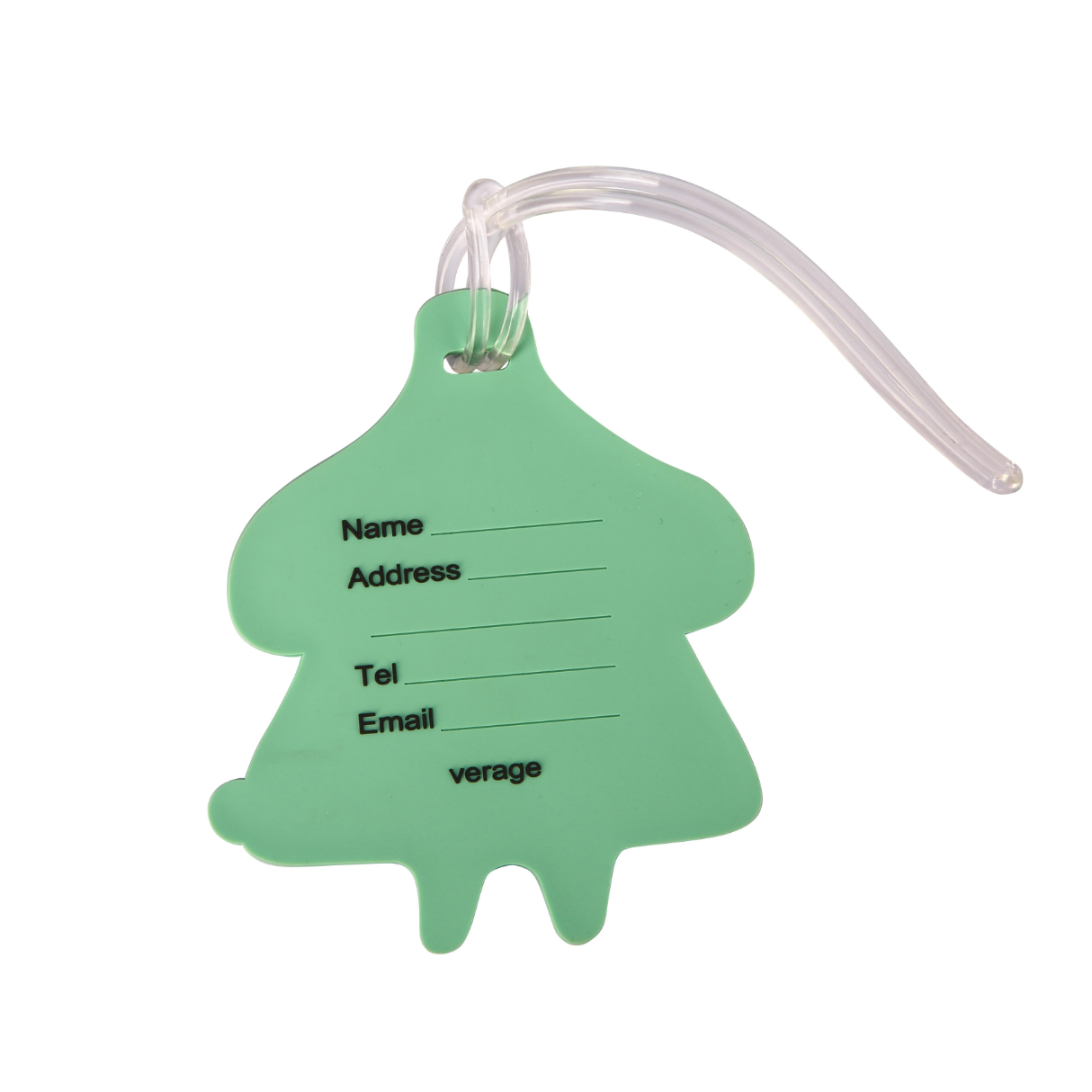 תג סיליקון למזוודה עמיד וגמיש בעיצוב צבעוני ואופנתי מבית מותג היוקרה VERAGE