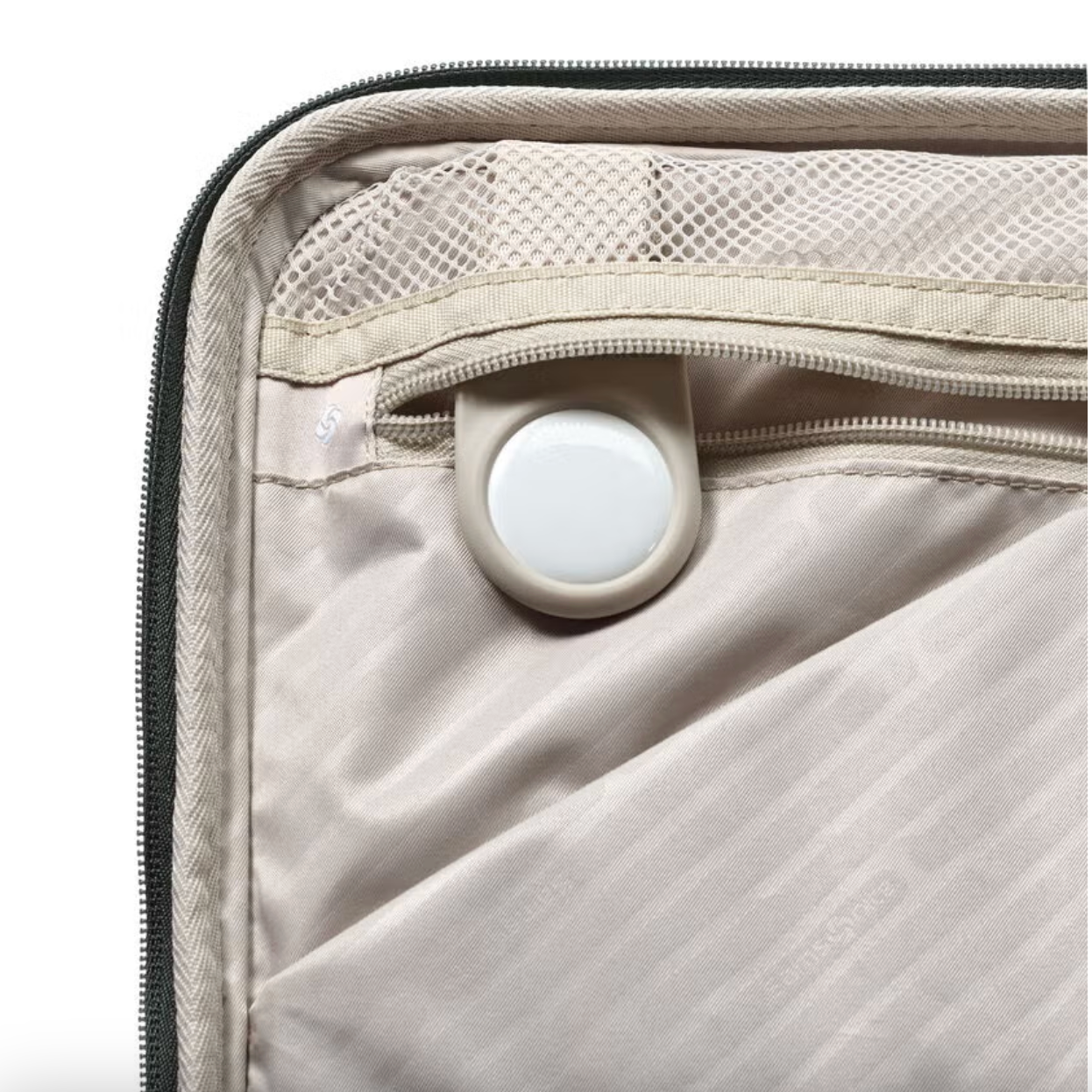 מזוודת טרולי עליה למטוס ״20 קשיחה ויוקרתית עם פתיחה כפולה ותא ייעודי ללפטופ דגם Paralux Carry-On Spinner מבית המותג העולמי Samsonite