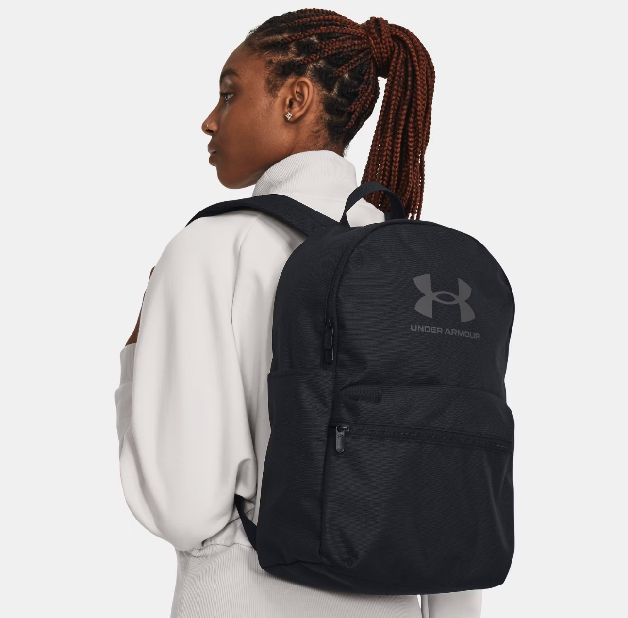 תיק גב Under Armour ספורטיבי עם תא לבקבוק דגם Essential Lite 20L
