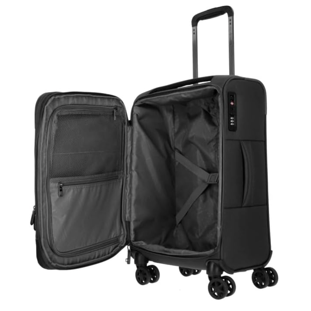 מזוודת טרולי עליה למטוס ״20 מבית סמסונייט Samsonite דגם Airshock Spinner 55 Tsa Exp