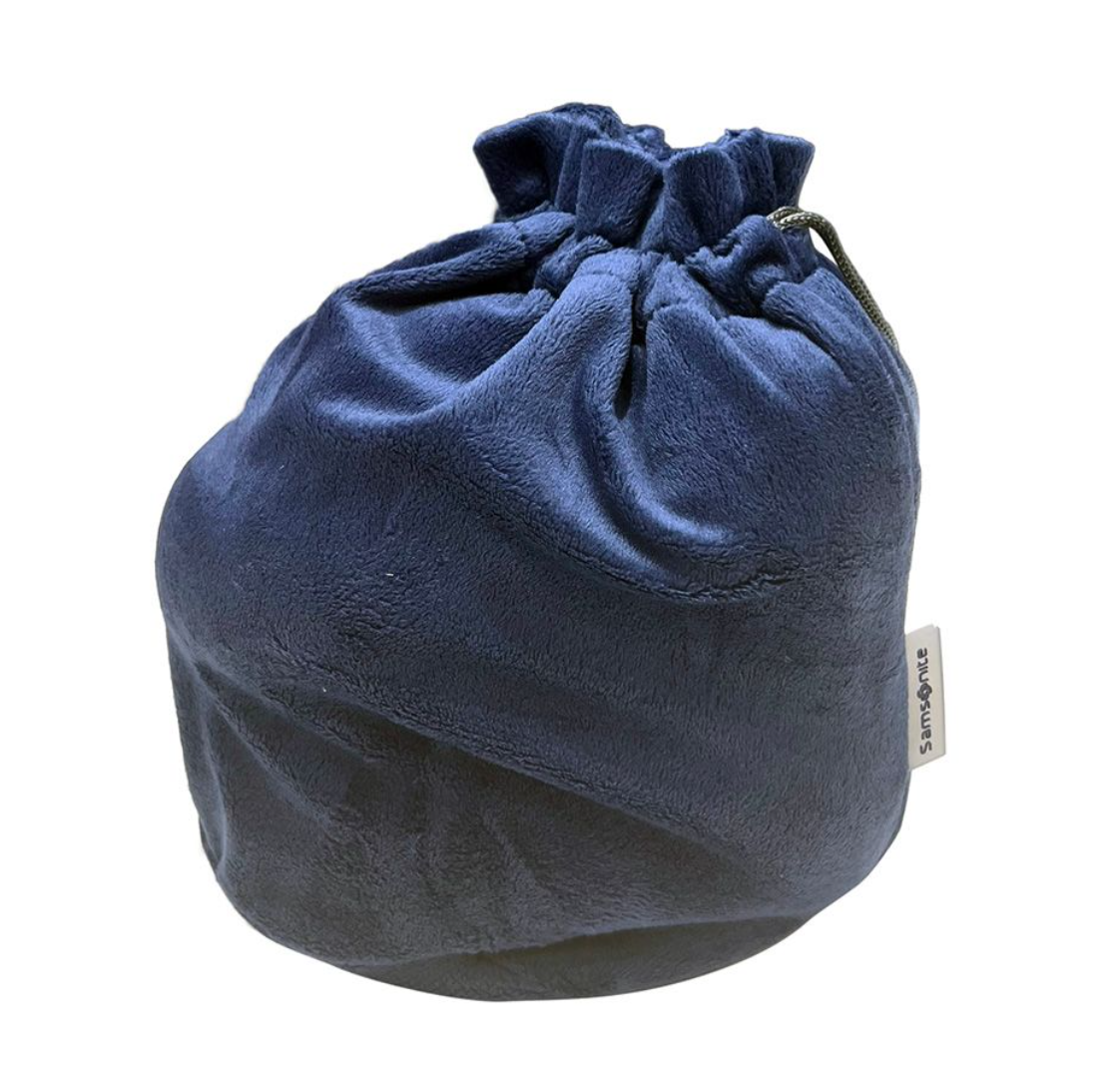 כרית צוואר לטיסה מבית samsonite דגם GLOBAL TA VELVET
