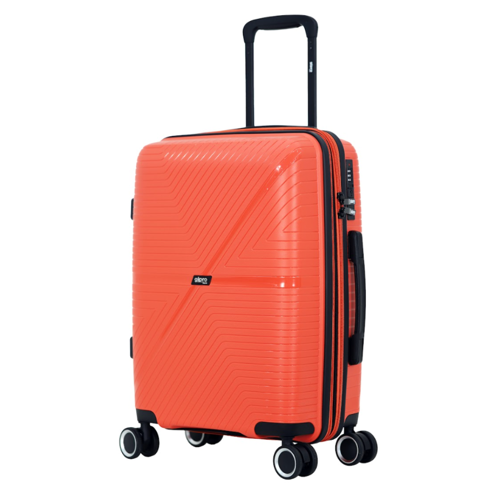 מזוודת טרולי עליה למטוס ״20 קשיחה איכותיות בלתי שבירה PP דגם LYNX מבית המותג GIPRO JAPAN