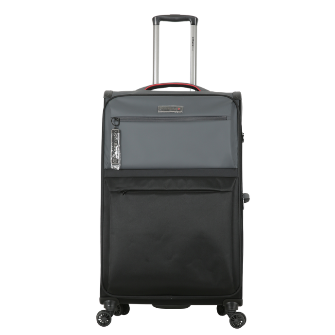 מזוודה בד גדולה ״28 מתרחבת איכותית דגם Vela מבית המותג השוויצרי SwissBrand