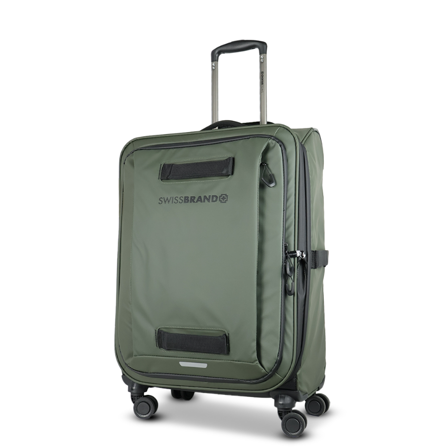 מזוודה בד בינונית ״24 מתרחבת איכותית דגם Eclips מבית המותג השוויצרי SwissBrand