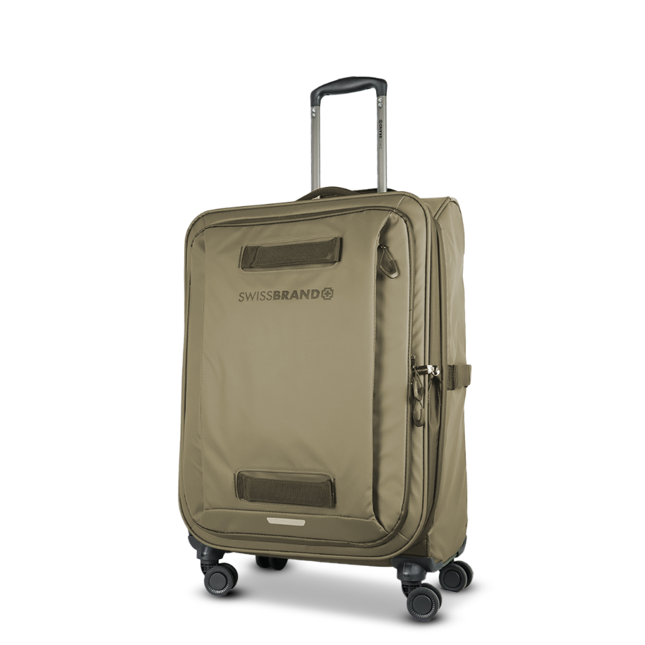 מזוודה בד בינונית ״24 מתרחבת איכותית דגם Eclips מבית המותג השוויצרי SwissBrand