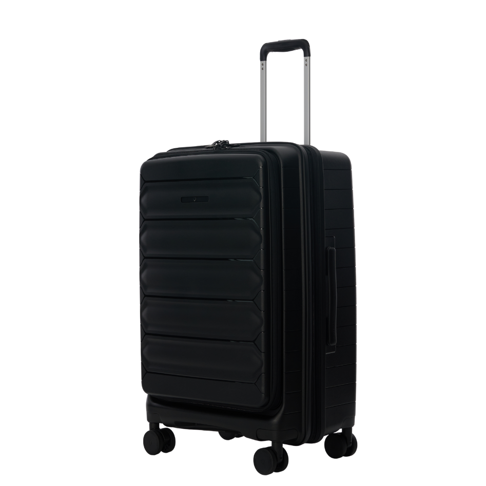 מזוודה בינונית קשיחה ״25 בלתי שבירה עם פתיחה כפולה דגם Tenby Monti מבית היוקרה האנגלי VERAGE