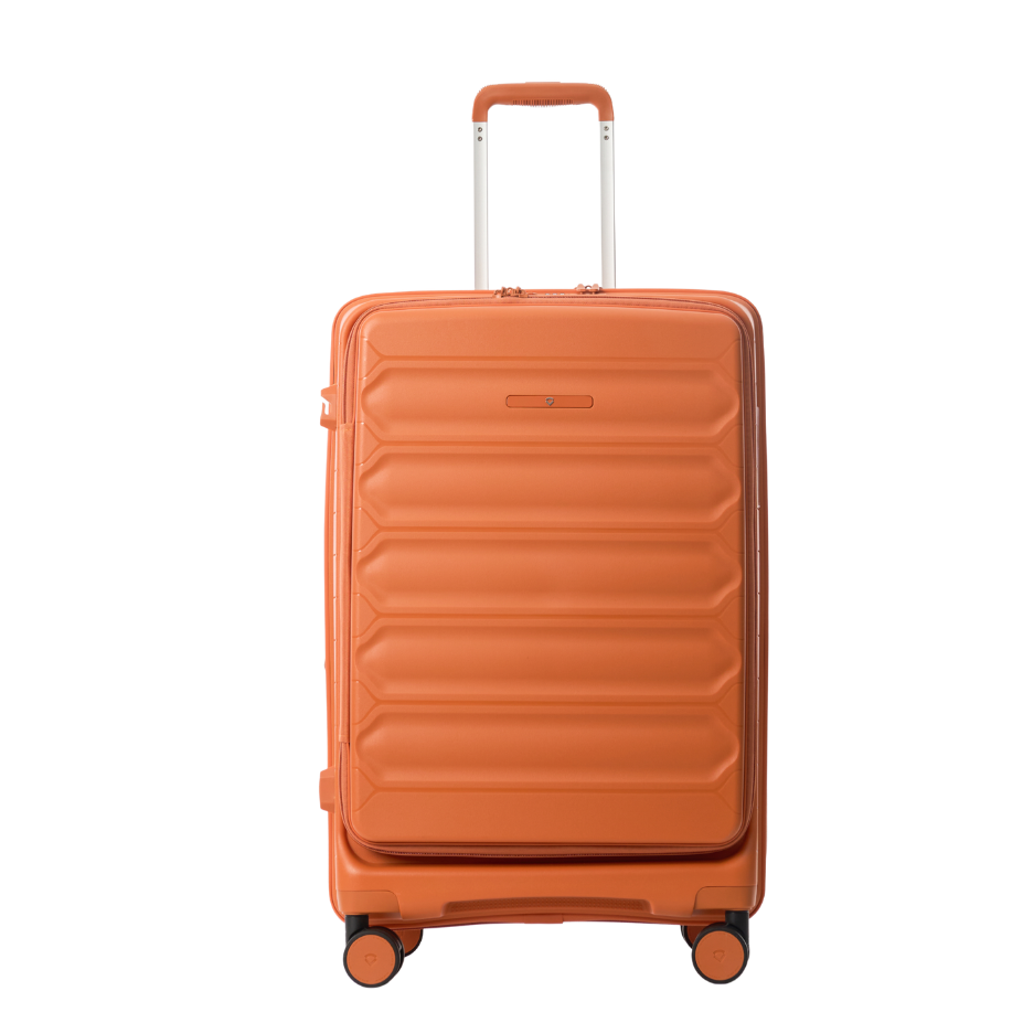 מזוודה בינונית קשיחה ״25 בלתי שבירה עם פתיחה כפולה דגם Tenby Monti מבית היוקרה האנגלי VERAGE